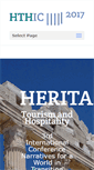 Mobile Screenshot of heritagetourismhospitality.org